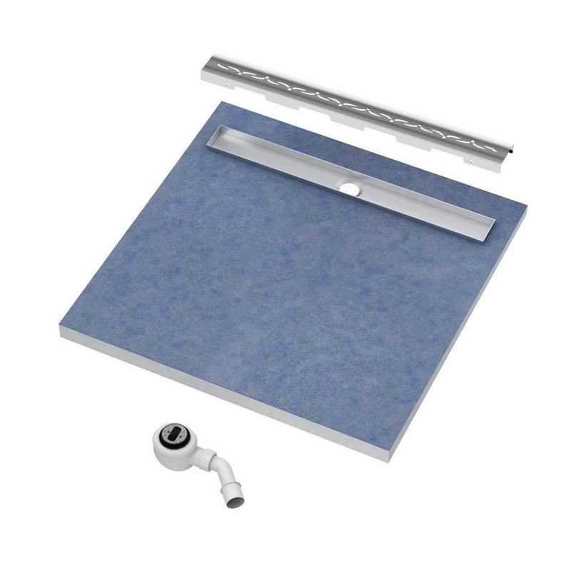 Odpływ liniowy Schedpol Stabilsound 80x80 / odpływ 70cm STAMP (10.021/OLSP)