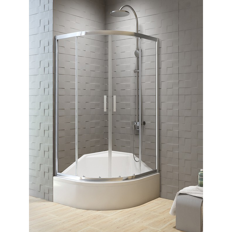 Kabina półokrągła 80x80 New Varia New Trendy (K-0493)