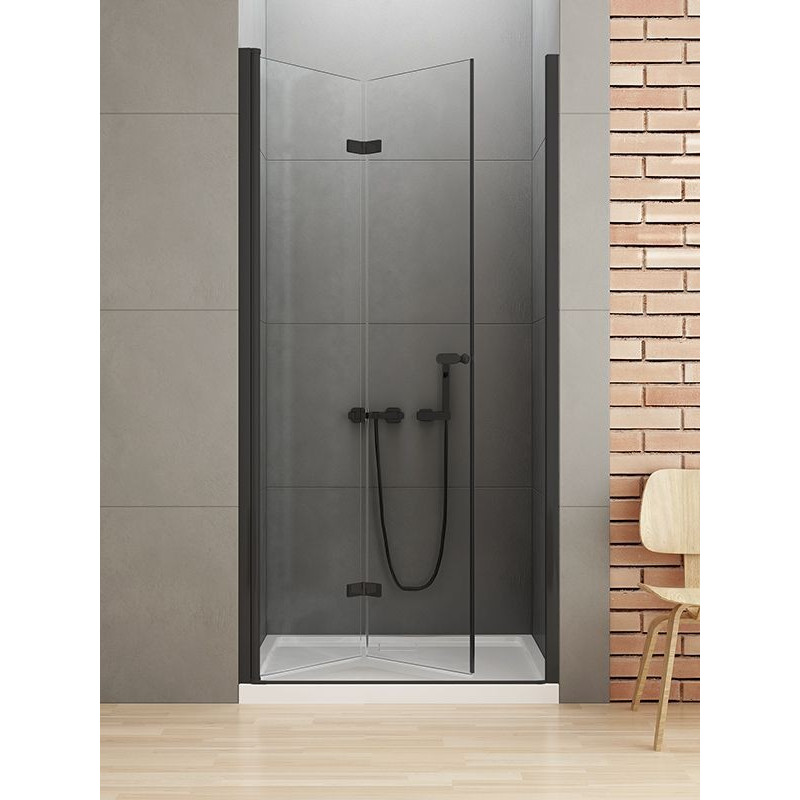 Drzwi wnękowe łamane 70x195 New Soleo Black (D-0219A)