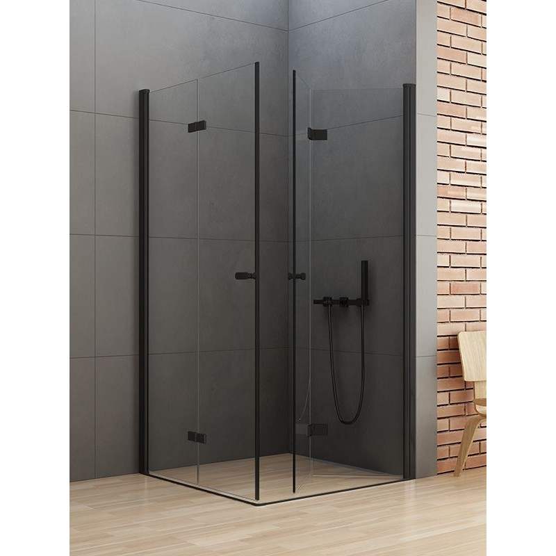Kabina kwadratowa 100x100 New Soleo Black New Trendy (D-0236A/D-0240A)