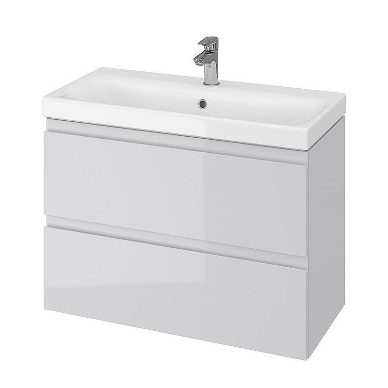 Szafka pod umywalkę 80 szary Moduo Slim Cersanit (S929-001)