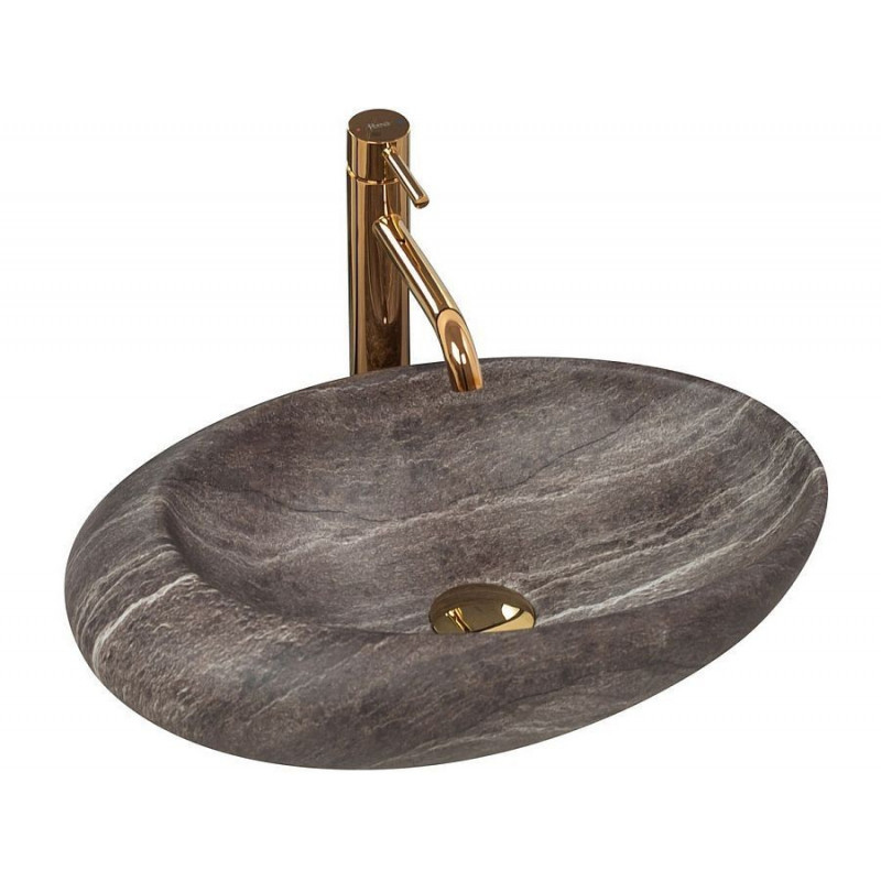 Umywalka nablatowa 48 Roxy A Stone D Grey Rea (REA-U6649)