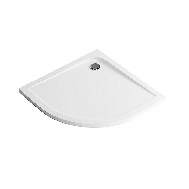 Brodzik półokrągły niski 100x100 Sense Excellent (BREX.SEN10WHN)