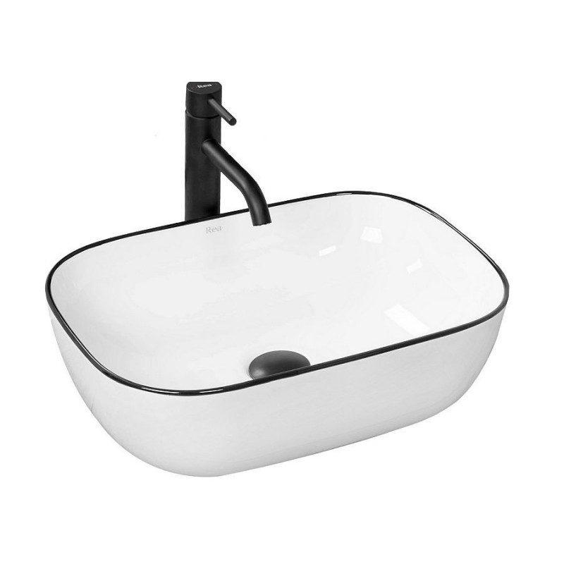 Umywalka nablatowa 45 Marbel Rea (REA-U8603)
