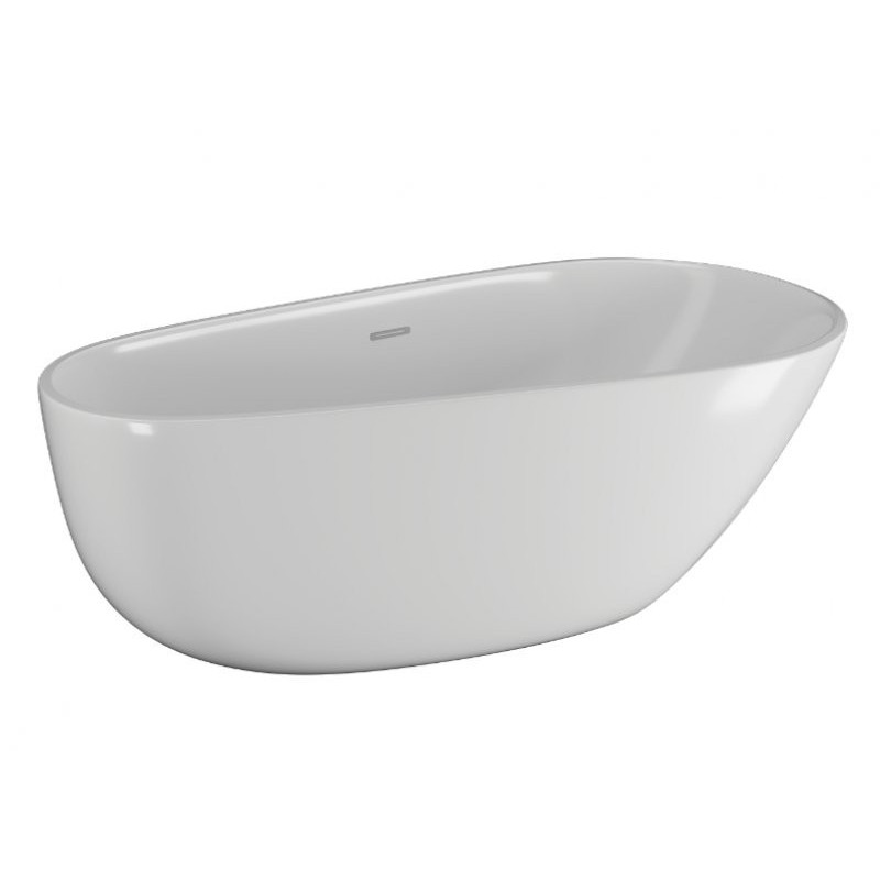 Wanna akrylowa wolnostojąca Shila Biała 170x85 Polimat (00226)