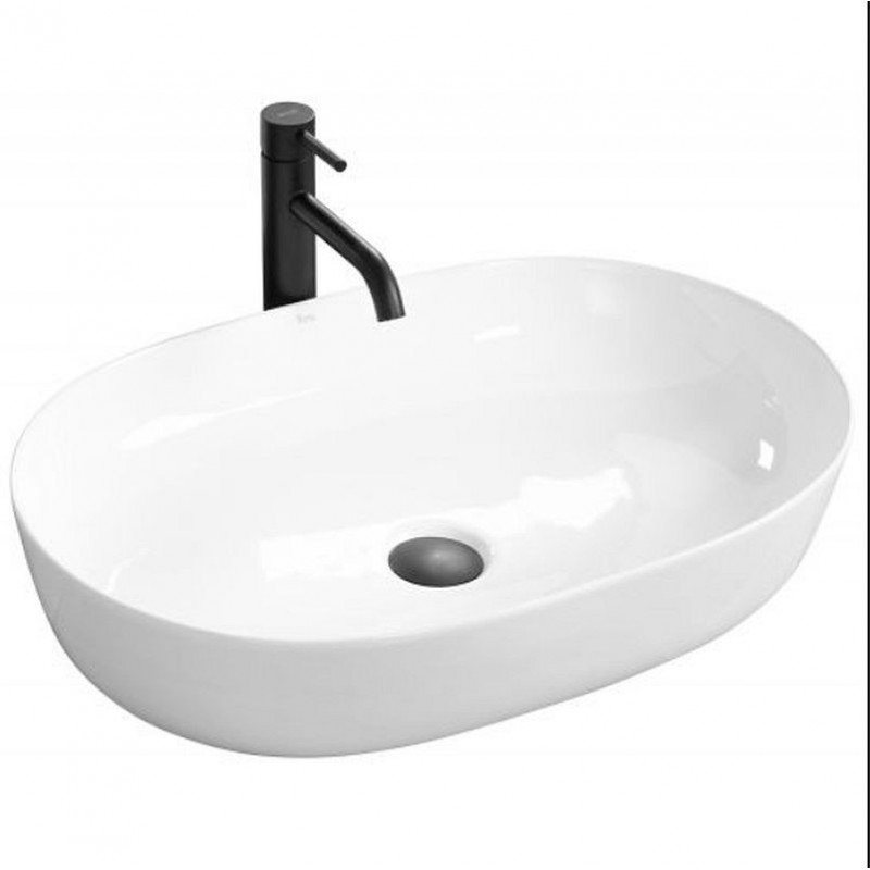 Umywalka nablatowa 60 Cleo White Rea (REA-U0024)
