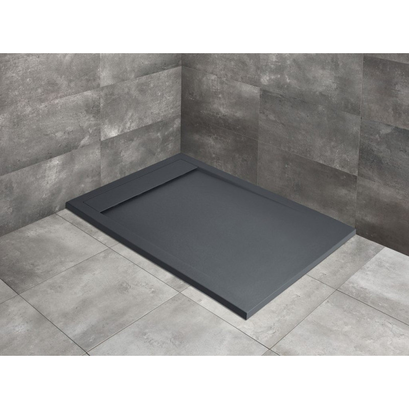 Brodzik prostokątny 90x80 Teos F antracytowy Radaway (HTF9080-64)