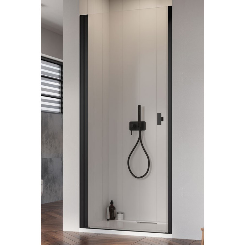 Drzwi prysznicowe 80 LEWE Nes 8 DWJ I Black Radaway (10076080-54-01L)