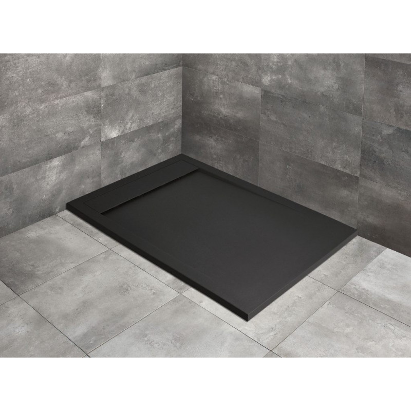 Brodzik prostokątny 140x100 Teos F czarny Radaway (HTF140100-54)