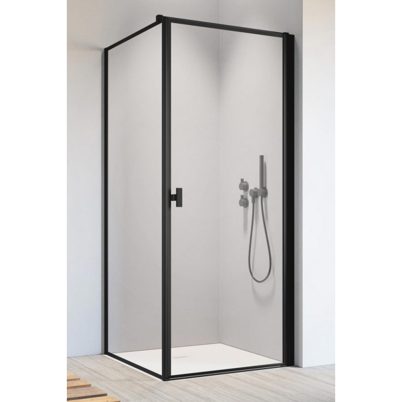 Kabina prostokątna 90x70 Nes KDJ I Black Frame Radaway (10022090-54-56R + 10039070-54-56)