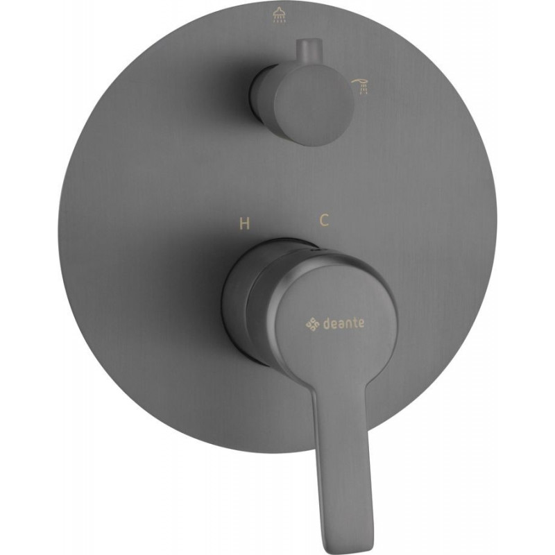 Arnika Titanium Bateria podtynkowa jednouchwytowa z przełącznikiem natrysku Deante (BQA D44P)