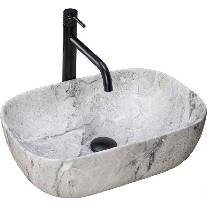 Umywalka nablatowa 45 Livia Stone Rea (REA-U3800)