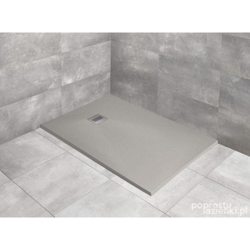 Brodzik prostokątny 100×80 Kyntos F Cemento Radaway (HKF10080-74)