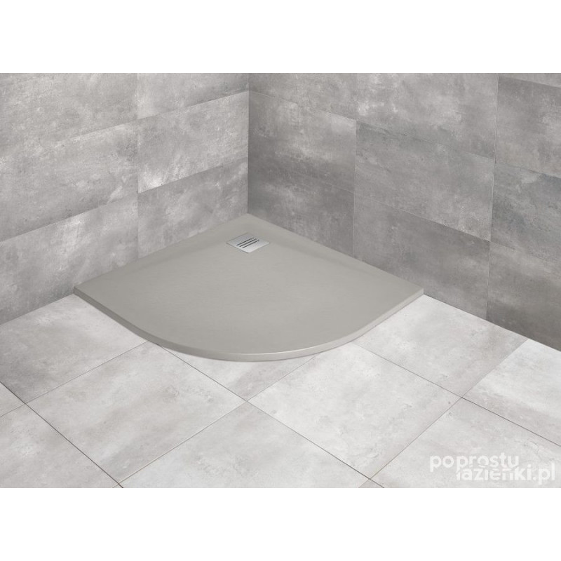 Brodzik półokrągły 80x80 Kyntos A Cemento Radaway (HKA8080-74)