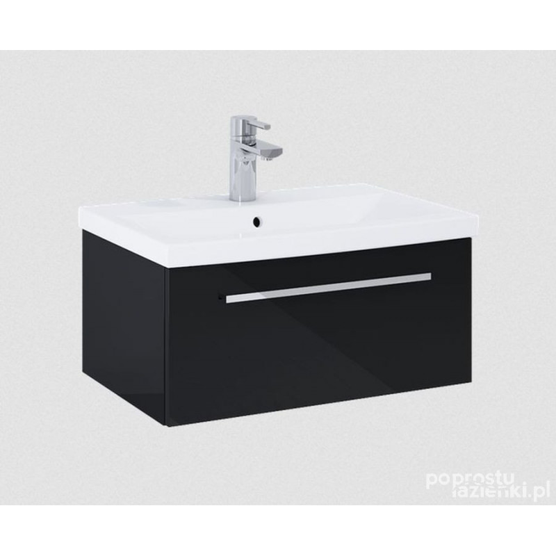 Szafka pod umywalkę 60 Kwadro Plus Black Elita (167644)