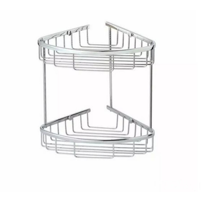 Koszyk podwójny narożny chrom Stella (16.052)