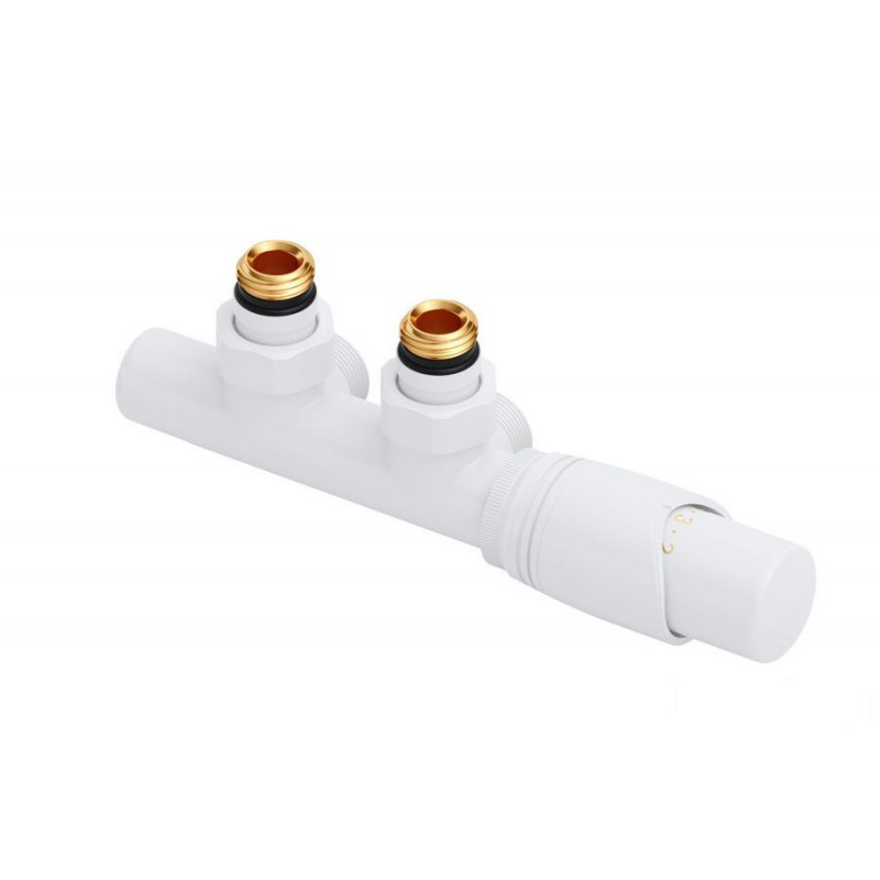 Zintegrowany zestaw termostatyczny prawy biały Volaro Excellent (GREX.VO50P.WH)