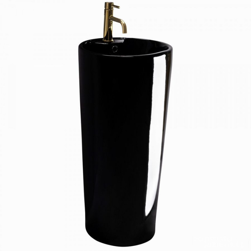 Umywalka wolnostojąca ceramiczna Blanka Black Rea (REA-U6635)