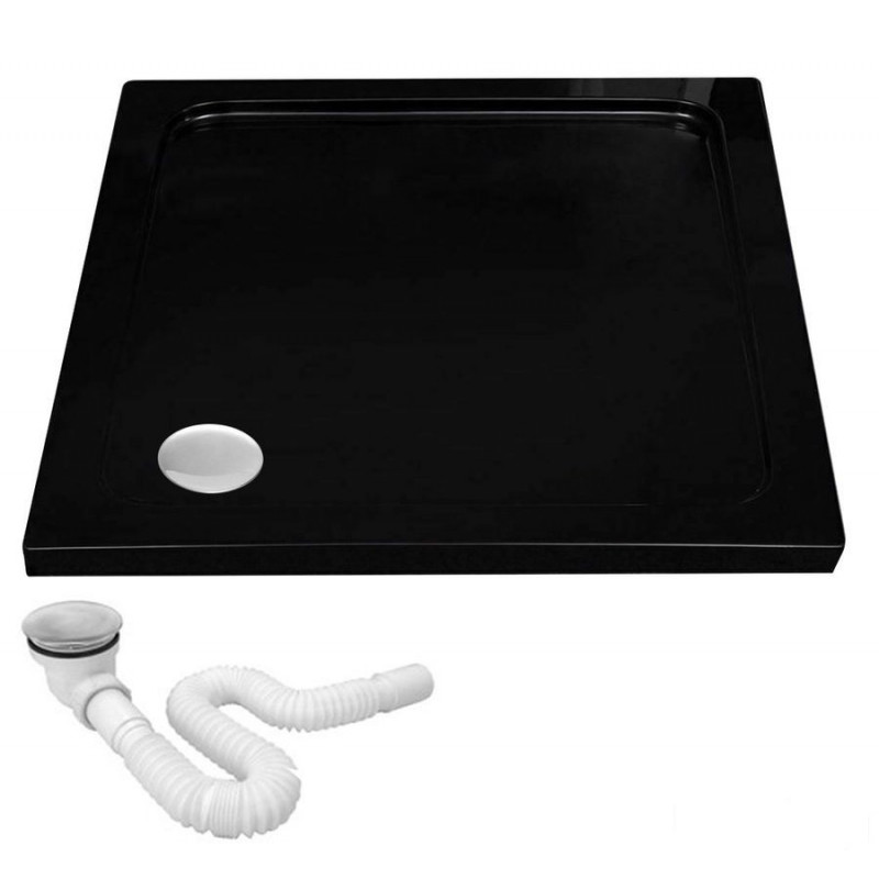 Brodzik kwadratowy 90x90 Savoy Black Rea (REA-K4803)