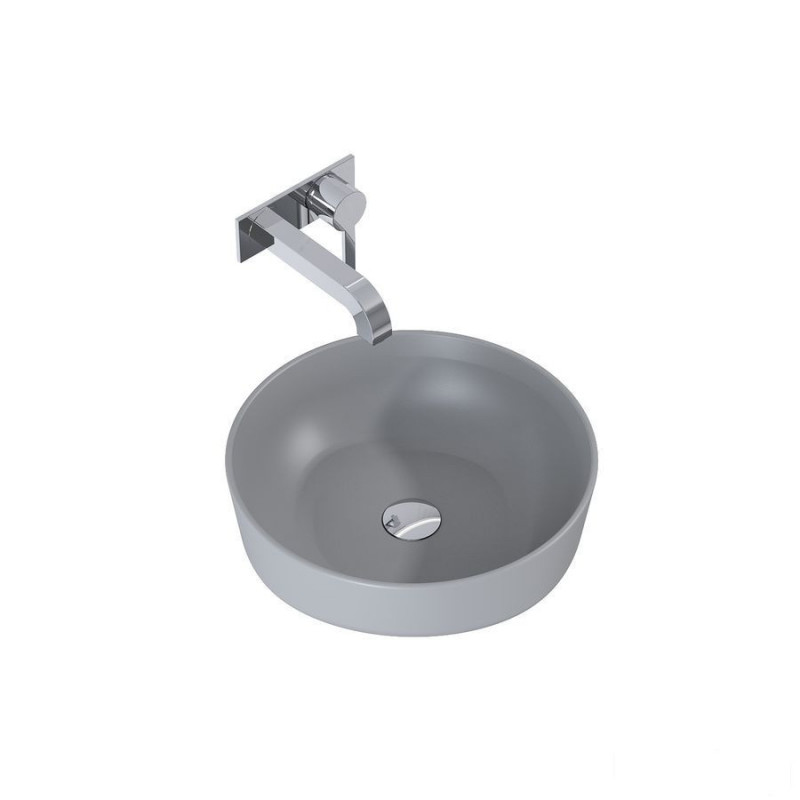 Umywalka nablatowa 41 light grey matt Lorca Elita (145086)