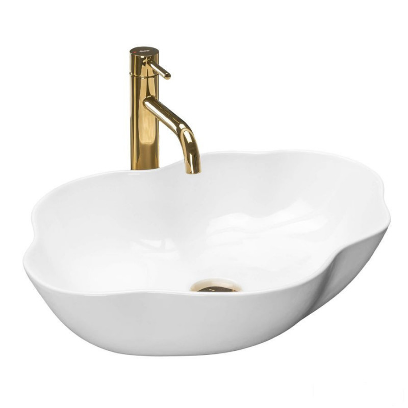 Umywalka nablatowa Pearl White Rea (REA-U0265)
