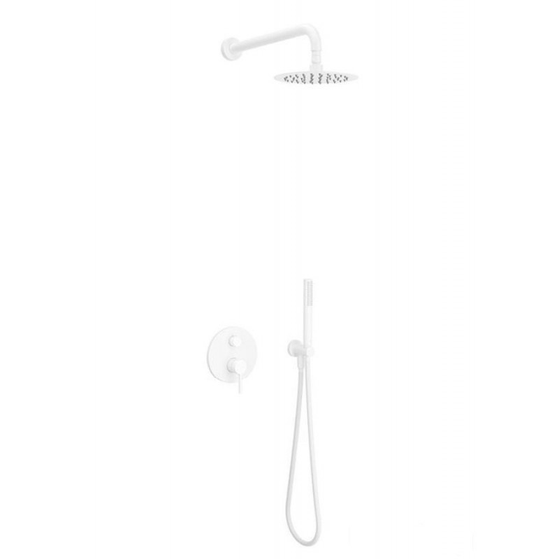 Zestaw prysznicowy podtynkowy biały mat Pi Excellent (AREX.SET.1245WH)