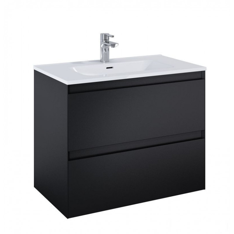 Szafka pod umywalkę 80 Split Black matt Elita (RE010800057160)