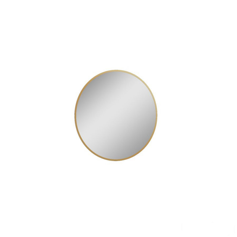 Lustro LED Sharon Round z efektowną ramą w kolorze gold Elita (RE060602015570)