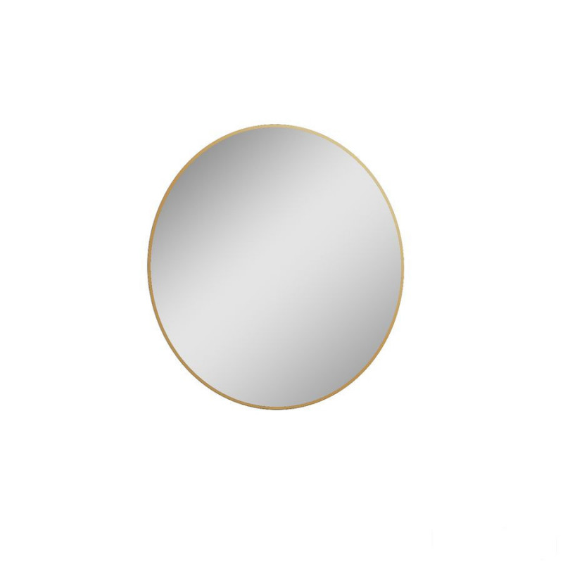 Lustro LED Sharon Round z efektowną ramą w kolorze gold Elita (RE060802015570)