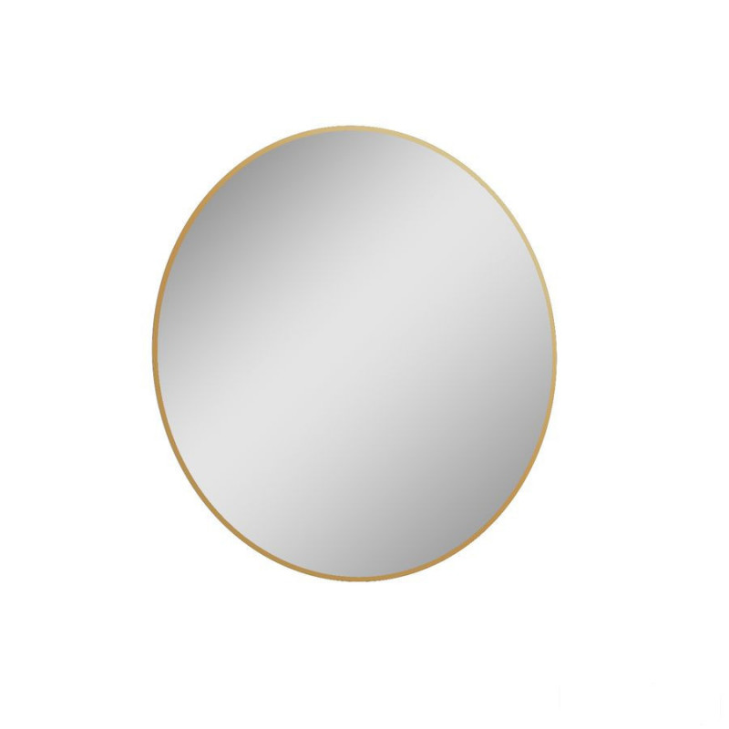 Lustro LED Sharon Round z efektowną ramą w kolorze gold Elita (RE061002015570)