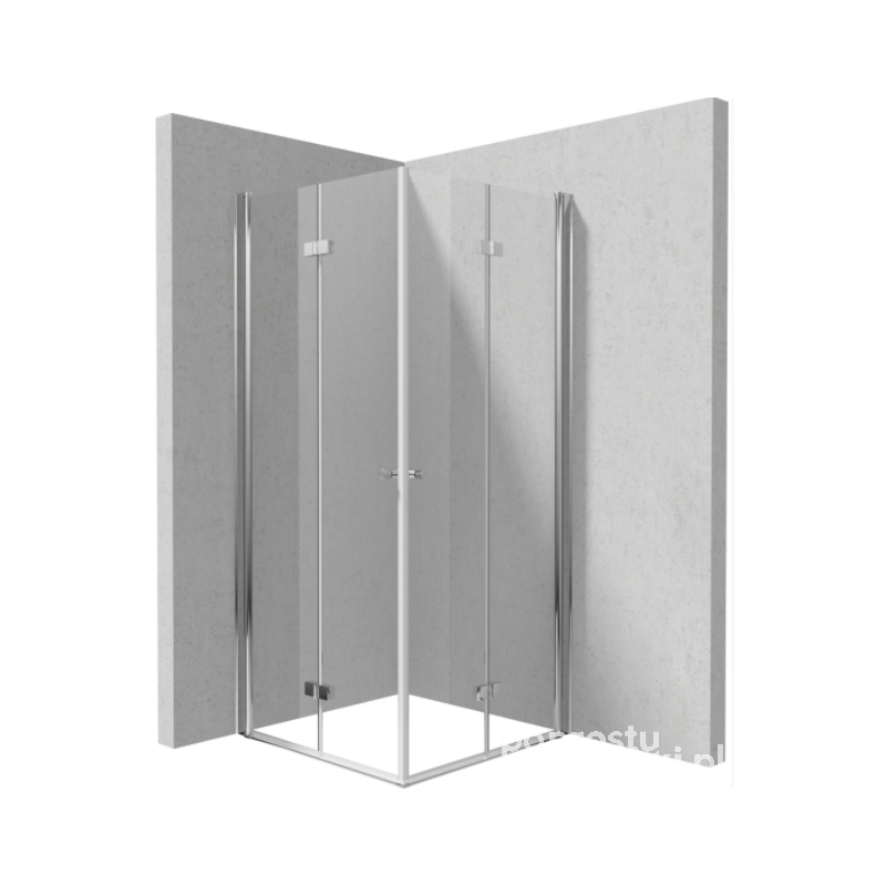 Kabina kwadratowa 100x100 Kerria Plus Deante (KTSX043P + KTSX043P)
