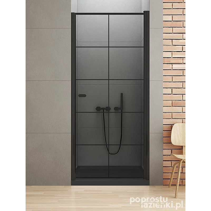 Drzwi wnękowe pojedyncze 70x195 New Soleo Black New Trendy (D-0275A)