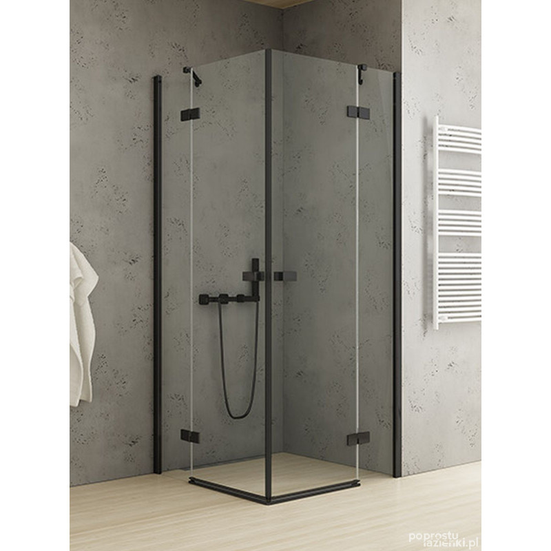 Kabina prysznicowa 120x90 Reflexa Black New Trendy (EXK-4993)