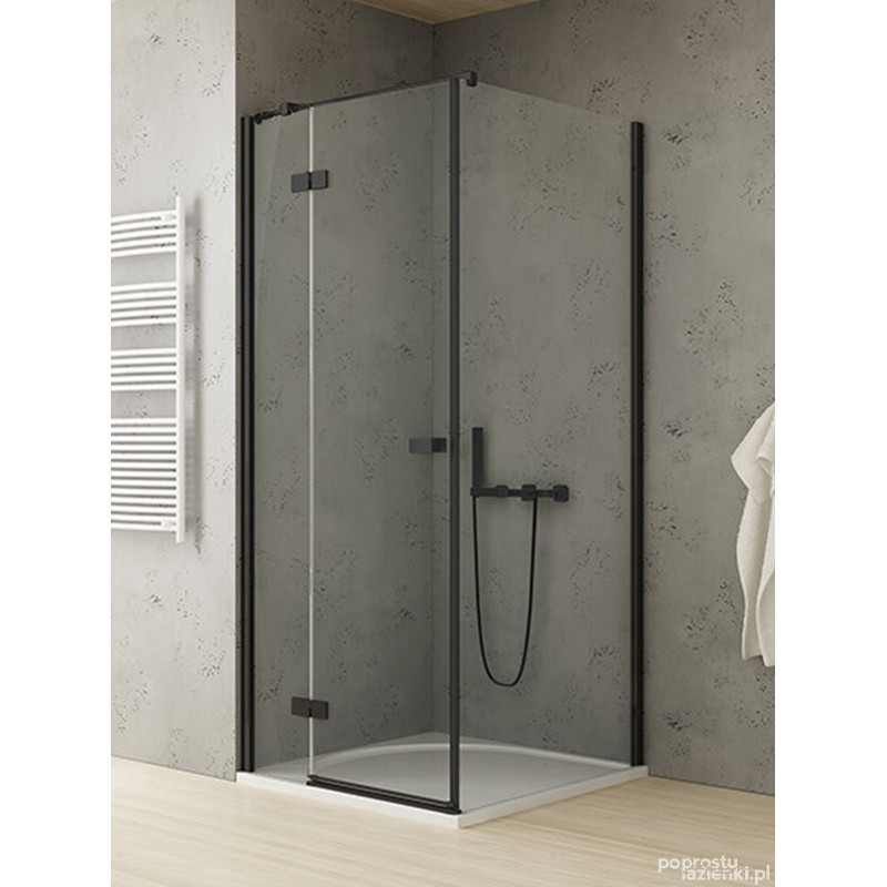 Kabina prysznicowa 80x90 Reflexa Black New Trendy (EXK-4916)