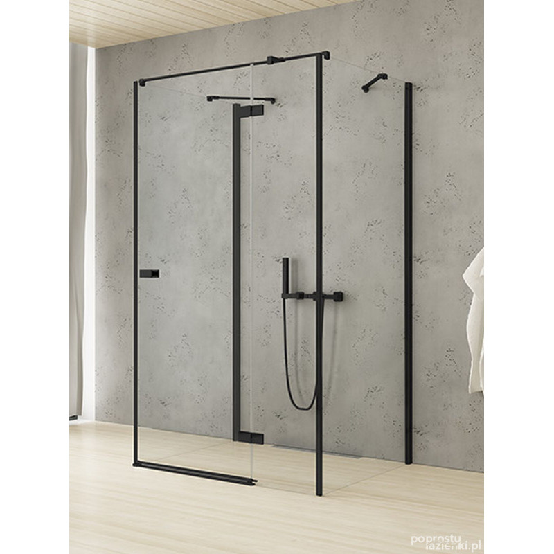 Kabina przyścienna 110x90 Reflexa Black New Trendy (EXK-1384)