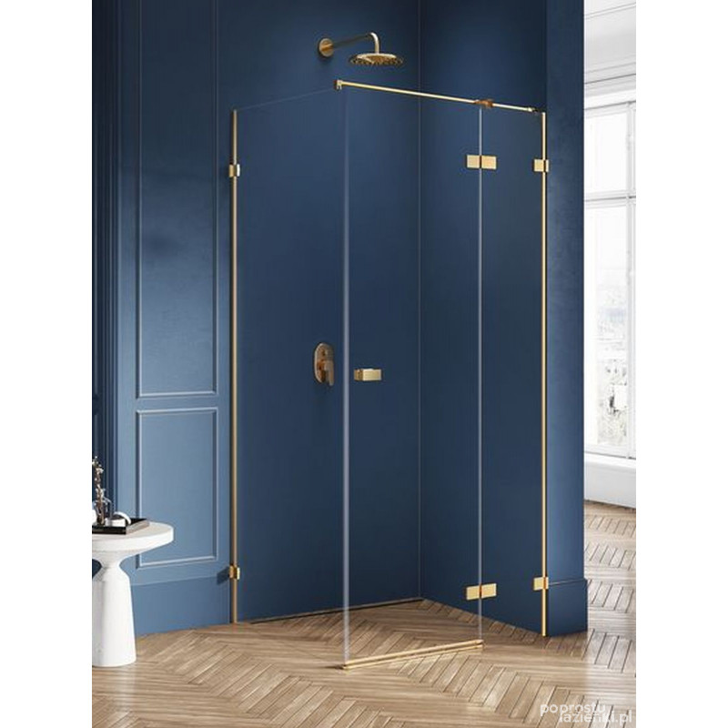 Kabina prostokątna 80x90 Avexa Gold New Trendy (EXK-1733)