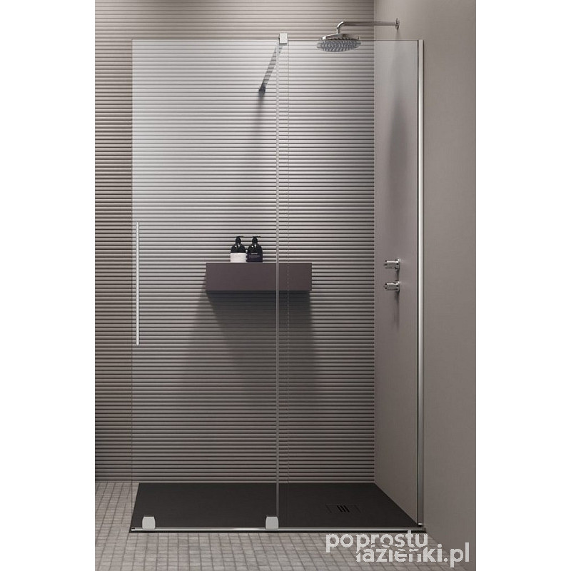 Kabina Walk-in 140 prawa chrom Furo Radaway (10106738-01-01R + 10110694-01-01)