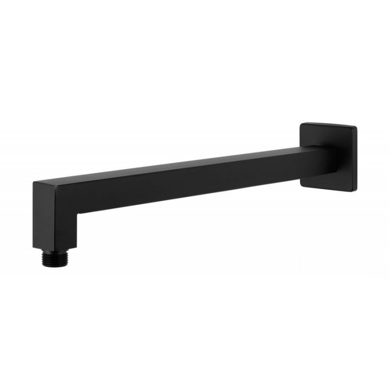 Ramię prysznicowe do deszczownicy natryskowej 37 cm czarne Corsan (CMR37BL)