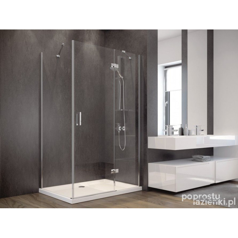Kabina prostokątna 100x80x195 Viva 195 P Besco (VPP-100-195C)