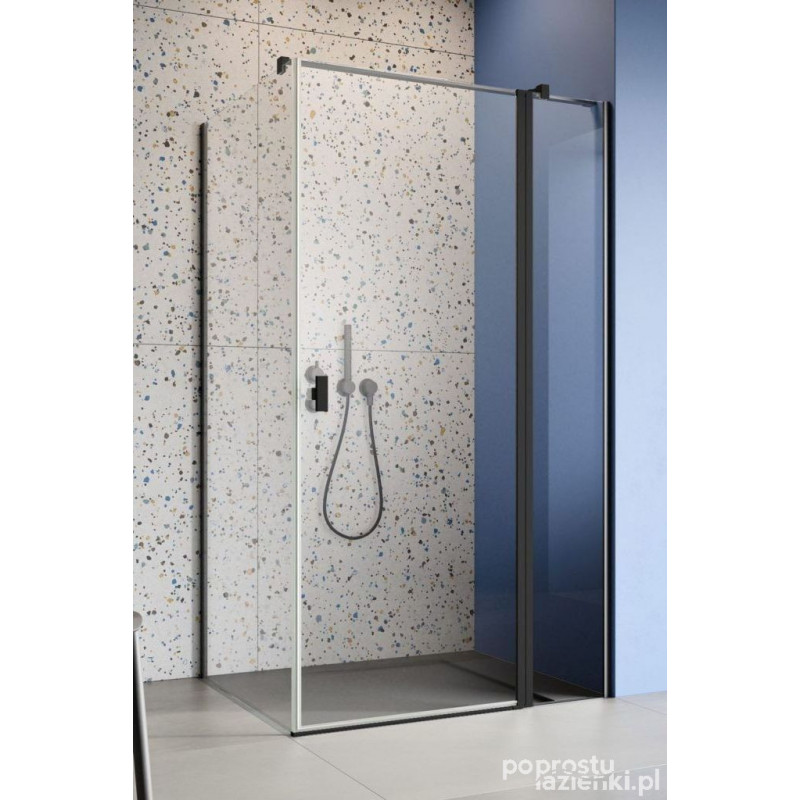 Kabina prysznicowa 90x90 Nes KDJ II Black Radaway (10032090-54-01R + 10039090-01-01)