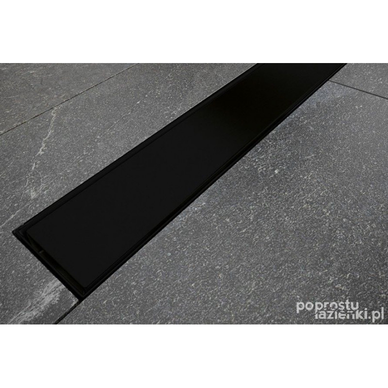 Odpływ liniowy 70 z rusztem 2w1 Virgo Nero Duo Besco (OL-70-VN)