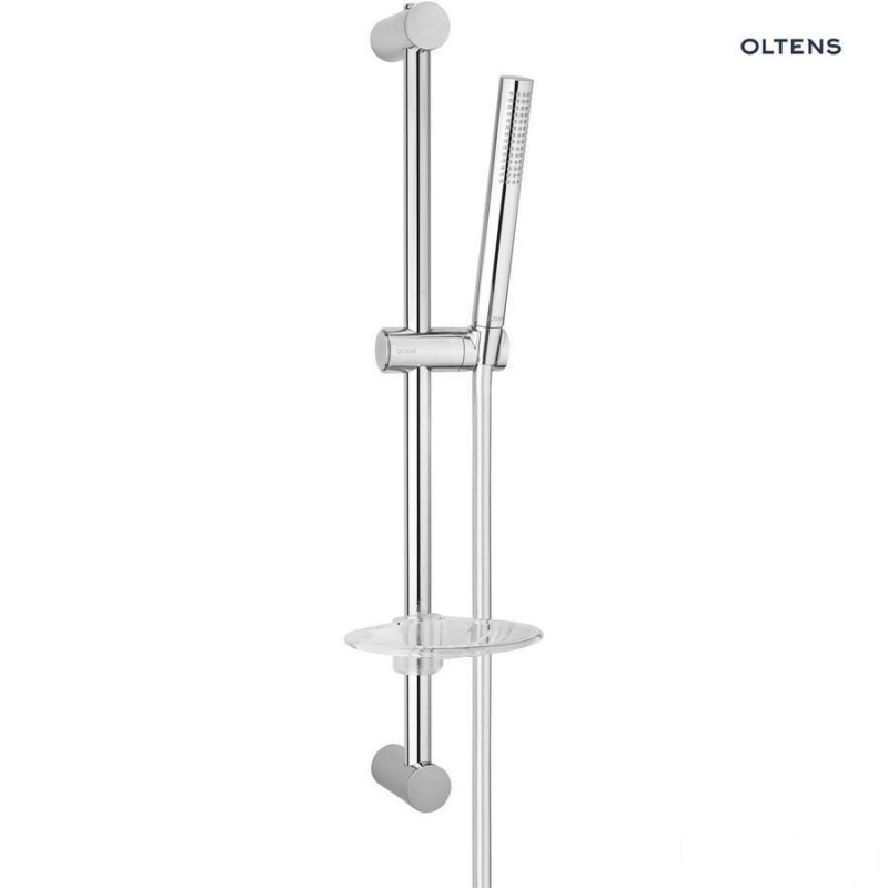 Alling 60 zestaw prysznicowy z mydelniczką chrom 36006100 Ume Oltens (36006100)