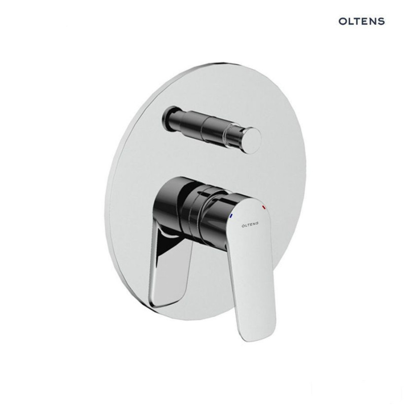 Bateria wannowo-prysznicowa podtynkowa kompletna chrom 34104100 Vernal Oltens (34104100)