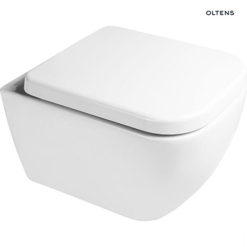 Miska wc wisząca purerim z powłoką smartclean biała 42502000 Vernal Oltens (42502000)