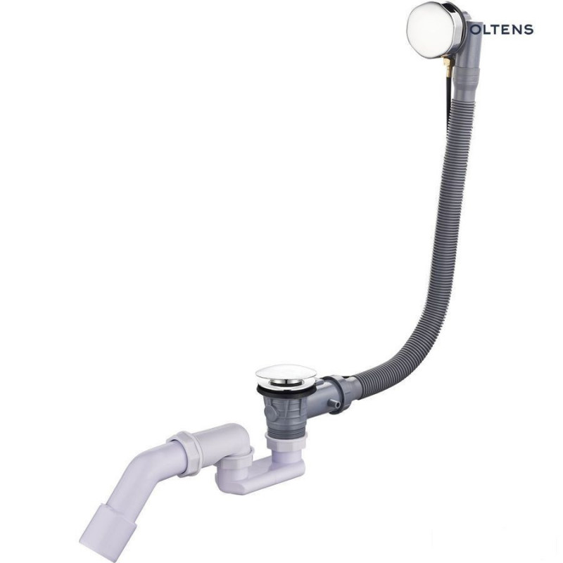 Syfon wannowy automatyczny z pokrętłem chrom 03001100 Oster Oltens (03001100)