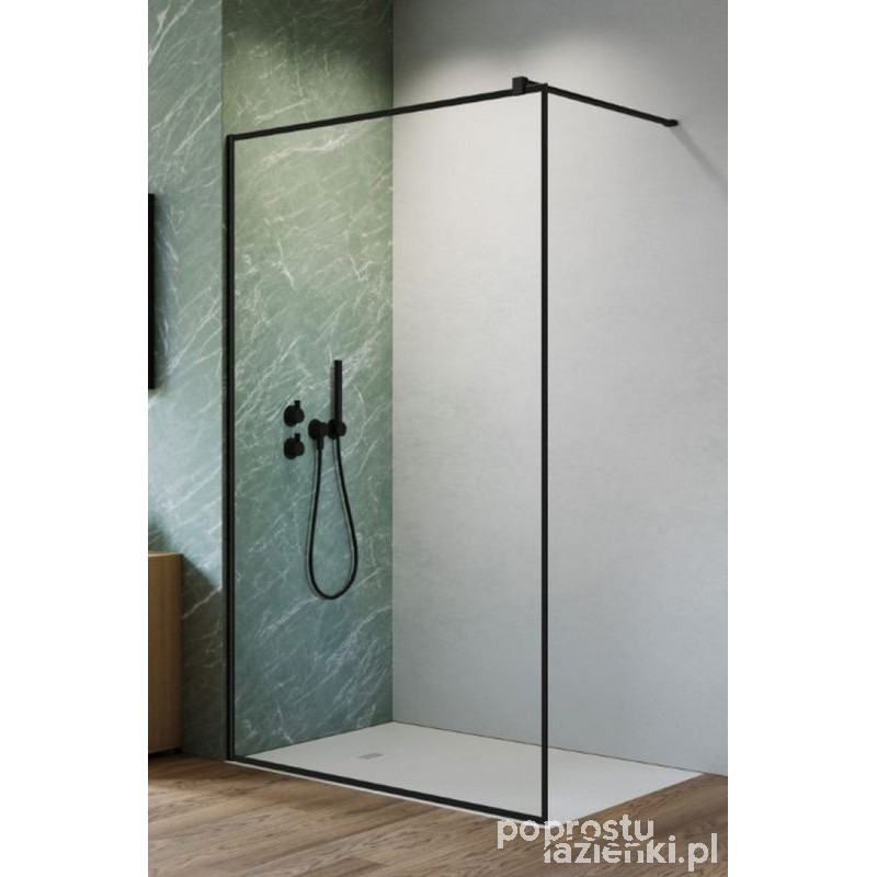 Kabina 110 Nes Black walk-in II Frame Radaway (10013110-54-56)