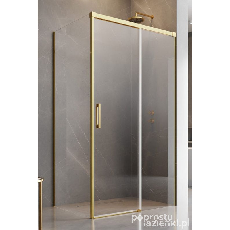 Kabina prysznicowa 100x100 Idea KDJ Gold Radaway (387040-09-01R + 387052-09-01L)