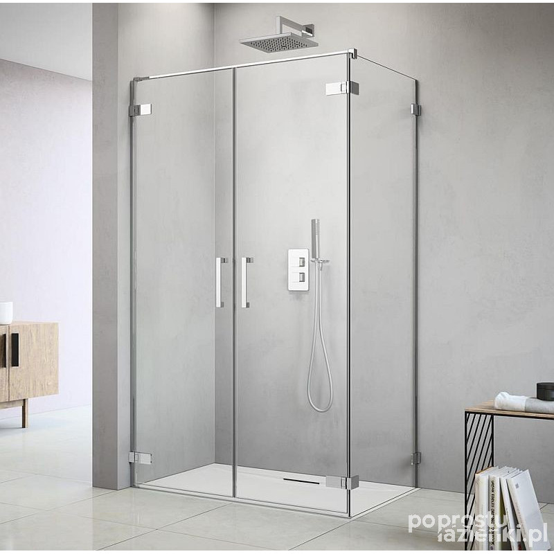 Kabina prysznicowa 100x70 Arta DWD+S Radaway (386182-03-01L + 386052-03-01R + 386109-03-01)