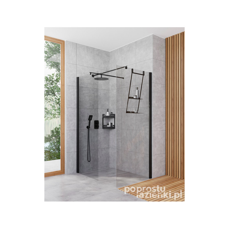 Kabina Walk-In 80x130 Kerria Plus Deante (KTS N38P + KTS N38P)