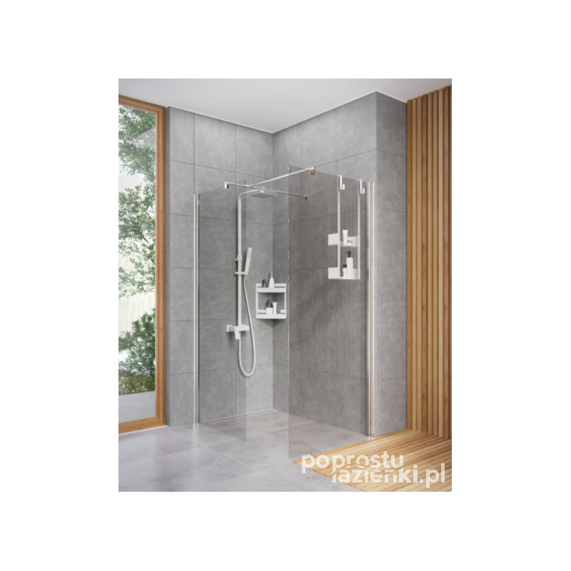 Kabina Walk-In 80x140 Kerria Plus Deante (KTS 038P + KTS 039P)
